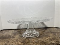 12" CRYSTAL CAKE STAND