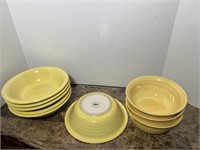 CITRUS GROVE BOWLS 9PC 8 1/2" & 6 1/2"