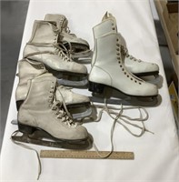 3 pairs of Ice Skates -Club Special, Canadian