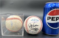 2 Signed Baseballs - Multiple Signatures +