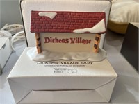 dickens village sign