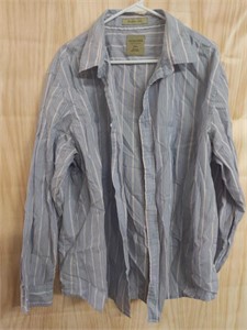 Sonoma long sleeve button up mens shirt size XXL