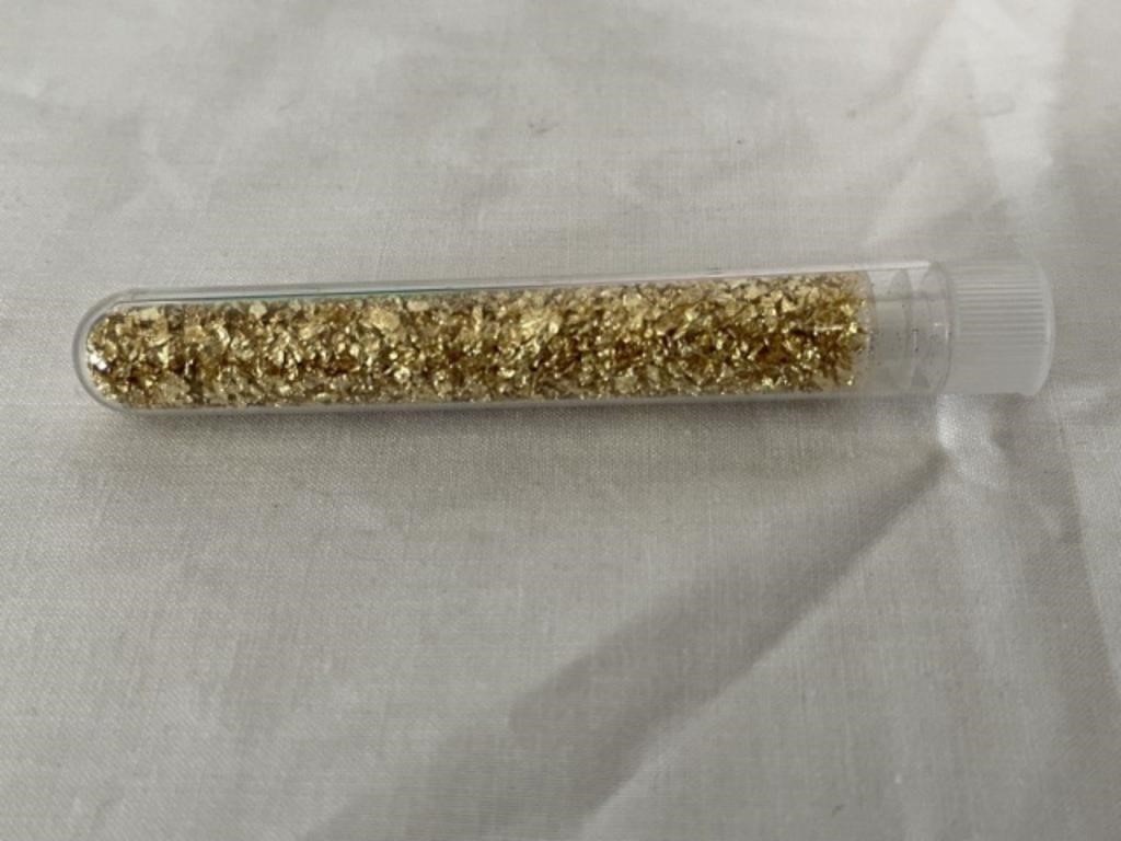 Vial of Gold Flakes