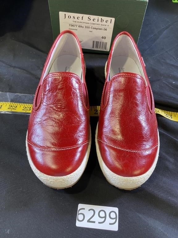 Josef Seibel Red Shoes Eur size 40 - Looks new | Live and Online ...