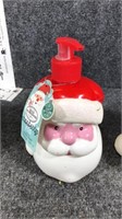 santa hand soap