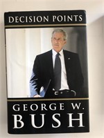 Decision Points George W. Bush signed book