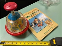 Fisher price toy and book