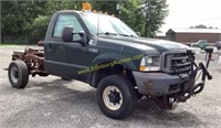 2003 FORD F-350 SUPERDUTY 4X4 CAB AND CHASSIS