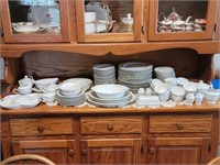 Valmont china, royal wheat dishes and serving