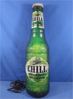 Lighted Miller Chill Bottle (works)