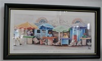Original Watercolour Festival Of Umbrellas