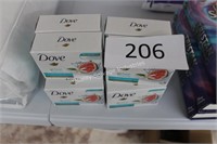 10- dove soap bars