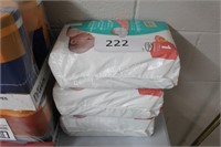 3-44ct size 1 diapers