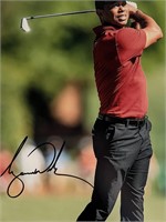 Tiger Woods signed photo