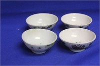 Lot of 4 Chinese Small Wine Cups