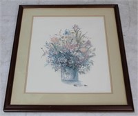 Floral Watercolor Print by Mary Bertrand 939/1900