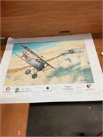 American Fighter Aces Signed Print