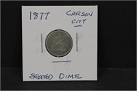 1877 Carson City Seated Dime