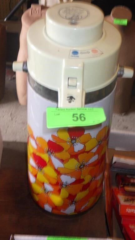 VINTAGE HOT / COLD DISPENSER (DENT- SEE PIC)