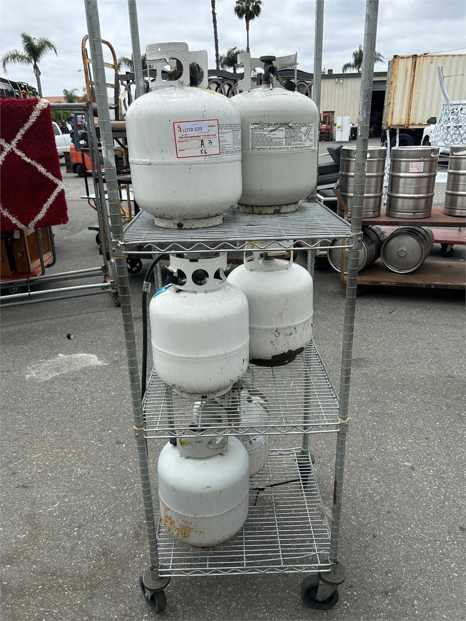 6x Propane Tanks