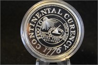 1oz .999 Silver Continental Currency Copy