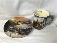 Terry Redlin plate & Cup