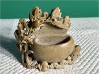 Carved Soapstone Vase