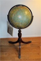 Hammond's 16" physical globe; floor model