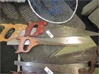 LOT OF VINTAGE HAND SAWS