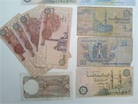 Lot Of Israel & Jamaican Currency Notes