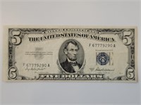 1953a $5 Silver Certificate