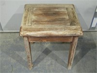 Solid Wood Table 21" T x 19" x 18"