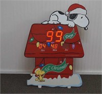 Peanuts Snoopy Woodstock Days Till Christmas Sign
