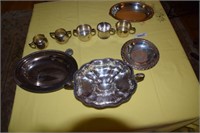 12 pcs. of Silverplate serving ware