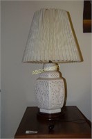 Pair Asian Style Table Lamps w/birds