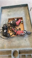 2– electric Milwaukee drills ( untested),