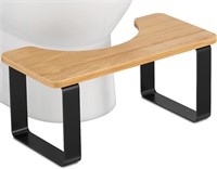 Metal with Wood Squatting Toilet Stool