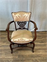 Horseshoe Silk Embroided Chair