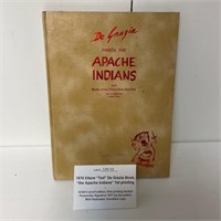 SIGNED De Grazia  Book, Apache Indians