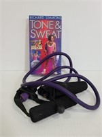Richard Simmons Tone & Sweat set sealed VHS