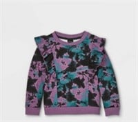 Toddler Girls' Ruffle Sweatshirt - Art Class™ 3T