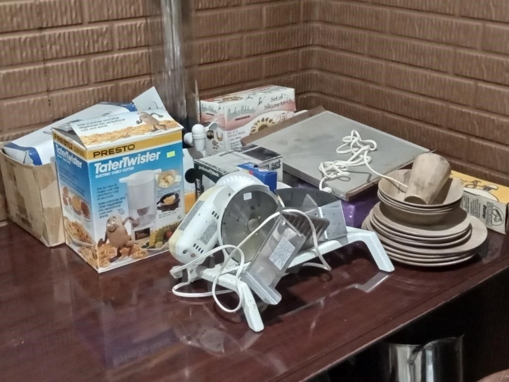 group of various small kitchen appliances & more