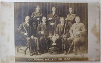 Antique Postcard Colborne Rifle Club 1908