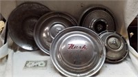 Lot of vintage hub caps