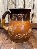 Doulton Lambeth Pottery Harvest Hunt Pitcher