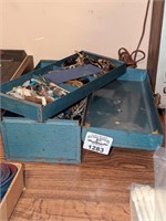 Steel tool box and contents