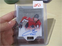 Connor McMichael Signed 2021 OPC Platinum Card .