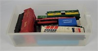 Assorted H O Scale Train Cars