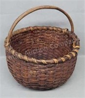 Woven Basket, 11" Diameter, 7" Tall