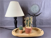 Various Western Decor, Lamp, Tray, Other
